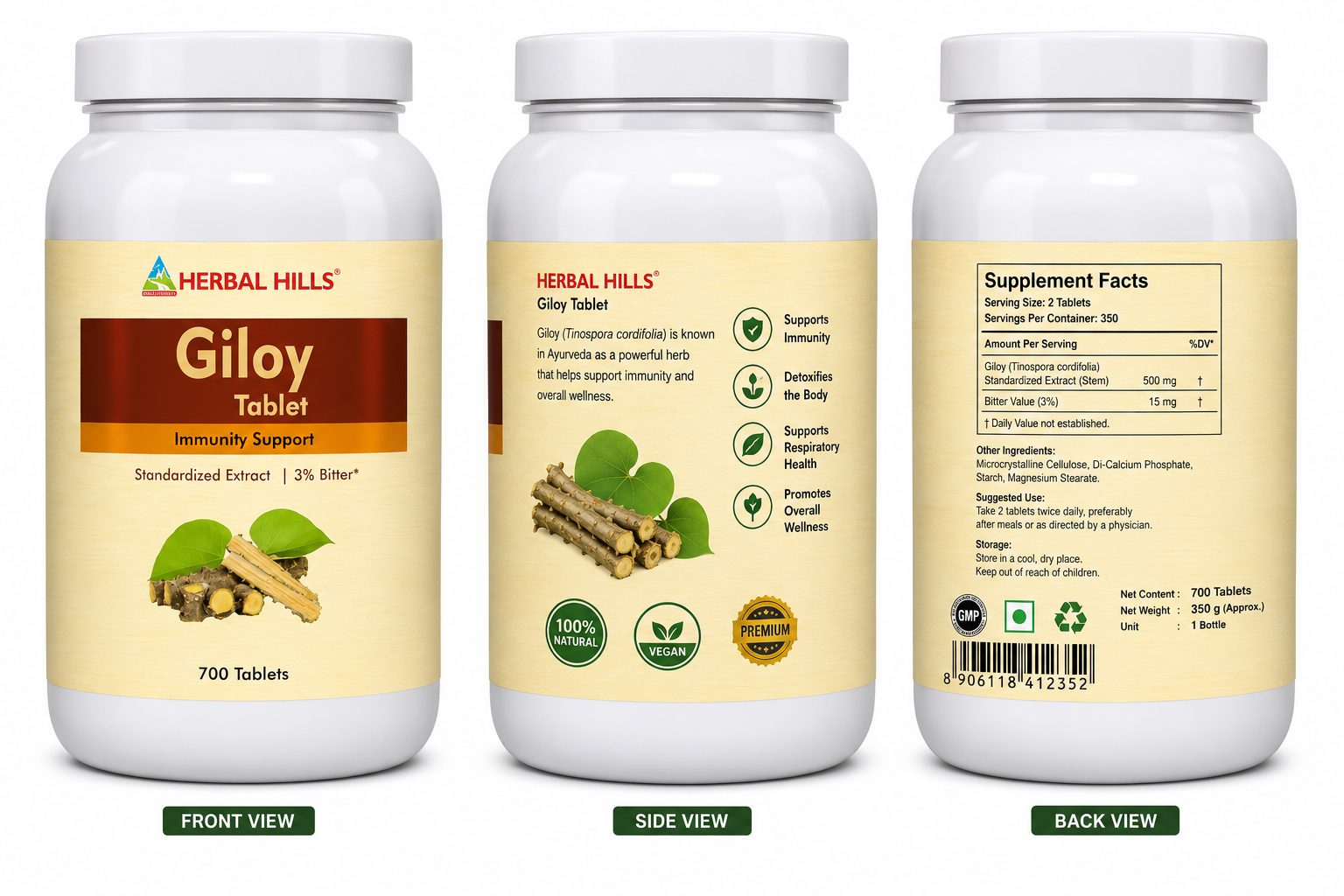Giloy / Guduchi Tablet – Natural Immunity Wellness - 700 Count